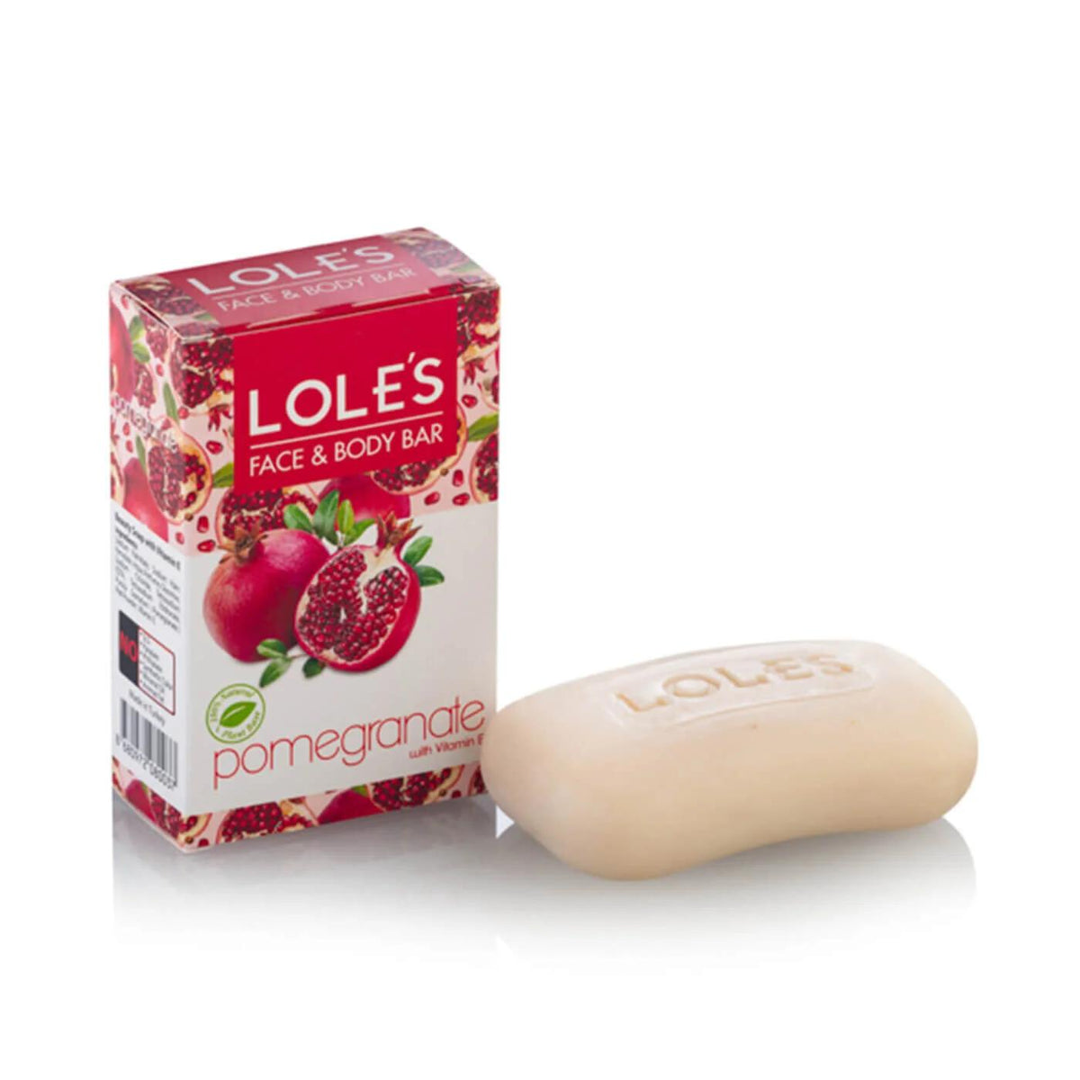 Loles Pomegranate Herbal Bar Soap for Smooth Skin 100g by Beauty Care Bag