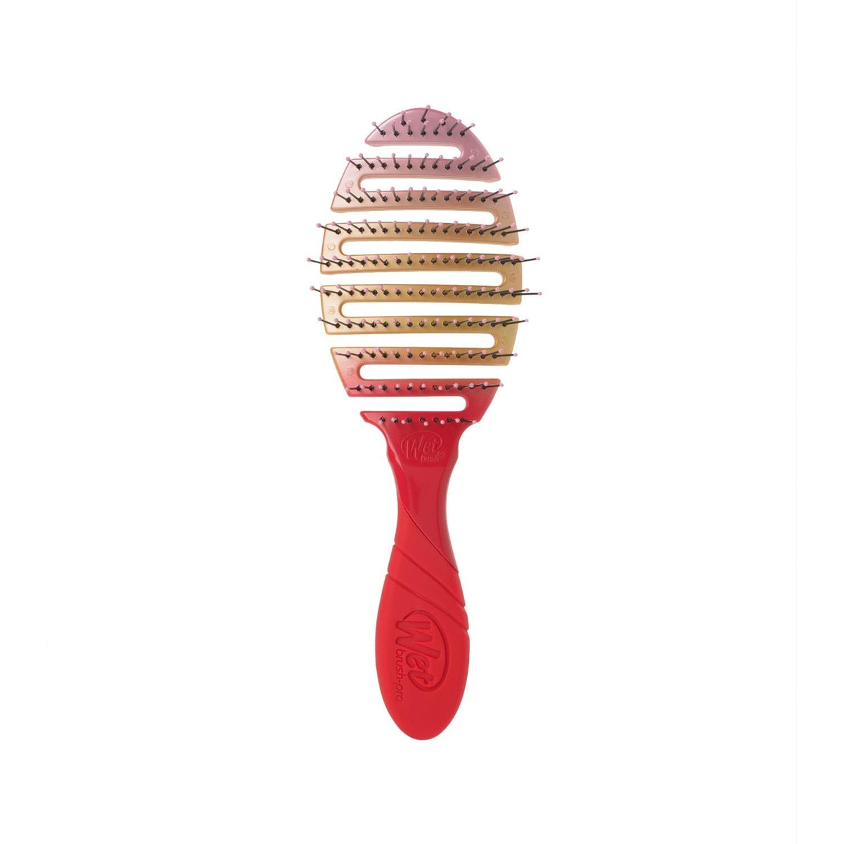 Wet Brush Pro Flex Dry Coral Ombre Hair Brush by Beauty Care Bag