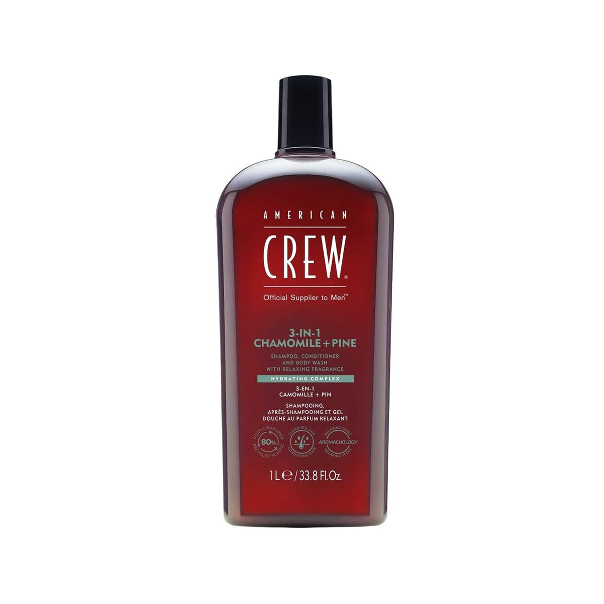American Crew 3-in-1 Chamomile & Pine Relaxing Shampoo 1000 ml by Beauty Care Bag