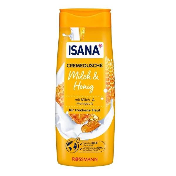 Isana Milk & Honey Shower Gel - Moisturizing, Dermatologically Tested, pH-Balanced for Dry Skin by Beauty Care Bag