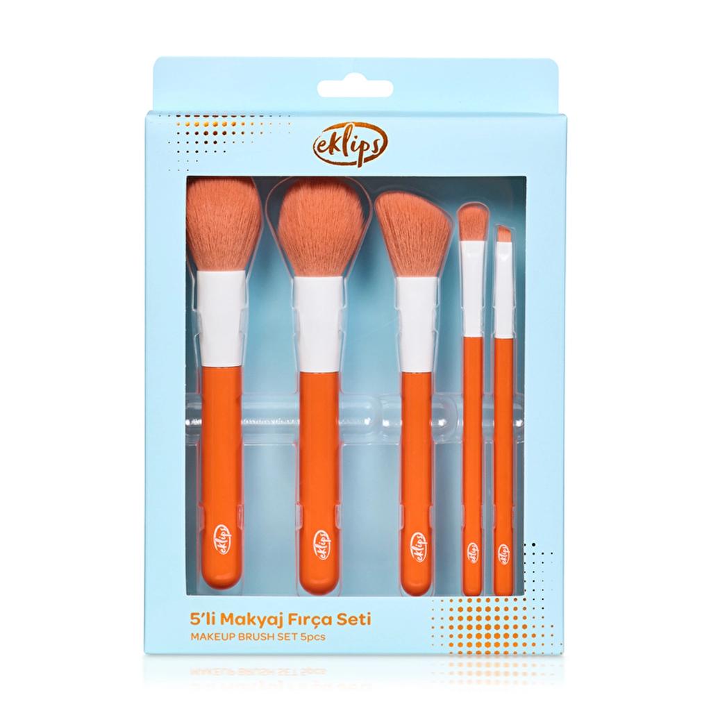 Eklips Summer Collection 5-Piece Makeup Brush Set by Beauty Care Bag