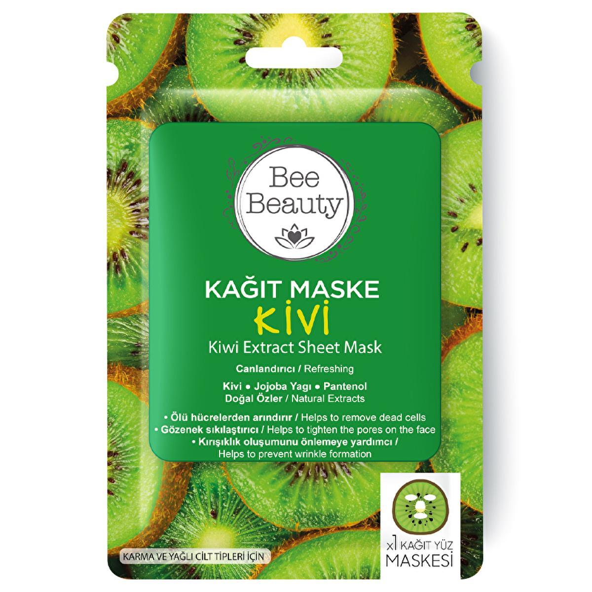 Bee Beauty kiwi extract nourishing sheet face mask