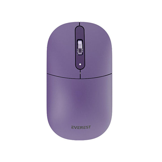 Everest Silent Click Wireless Mouse: 2.4Ghz Cordless USB Optical Ambidextrous Mouse for PC, Laptop - Effortless Control & Quiet Operation by Beauty Care Bag