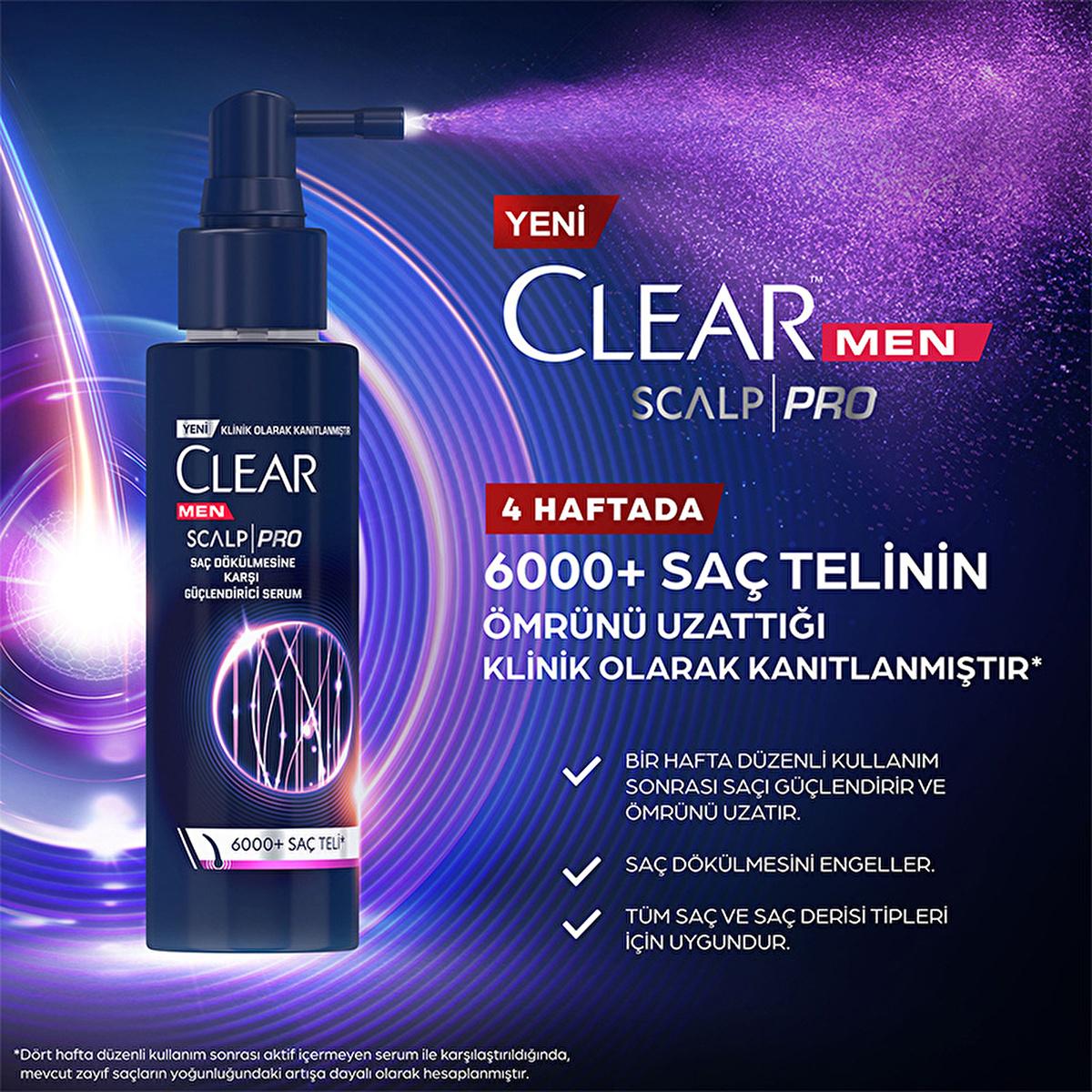 Clear Men Scalp Pro: Advanced Hair Growth Serum for Men - Clinically Proven Hair Loss Treatment - Strengthens & Thickens Hair for Increased Density by Beauty Care Bag