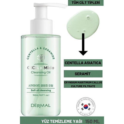 Dermal Cica x Mide Cleanser Oil with Centella & Ceramide 150ml by Beauty Care Bag
