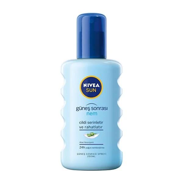 Nivea After Sun Moisturizing Spray with Aloe Vera - 24 Hour Hydration, Dermatologically Tested - Nivea Sun Care by Beauty Care Bag