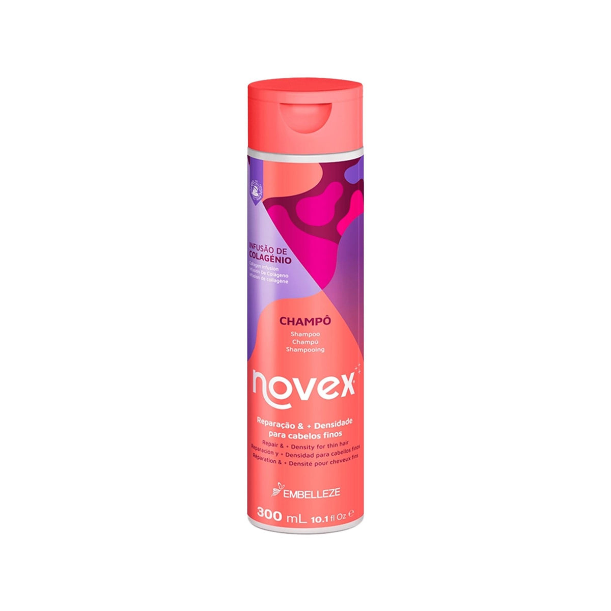 Novex Collagen Infusion Volumizing Shampoo for Fine Hair 300 ml by Beauty Care Bag