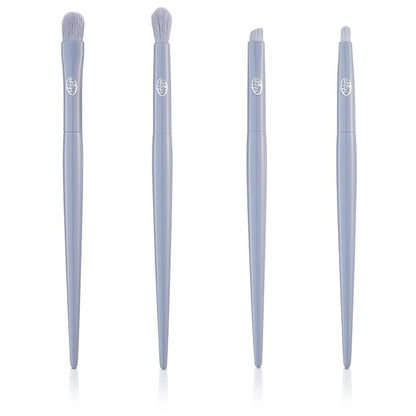 Eklips 4-Piece Eye Makeup Brush Set for Precise Blending by Beauty Care Bag