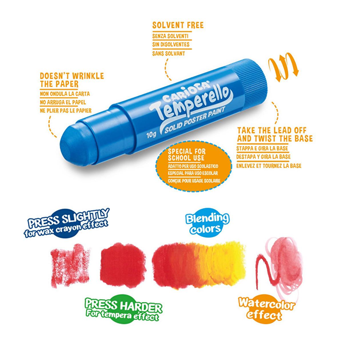 Carioca tempera stick paints – view 3