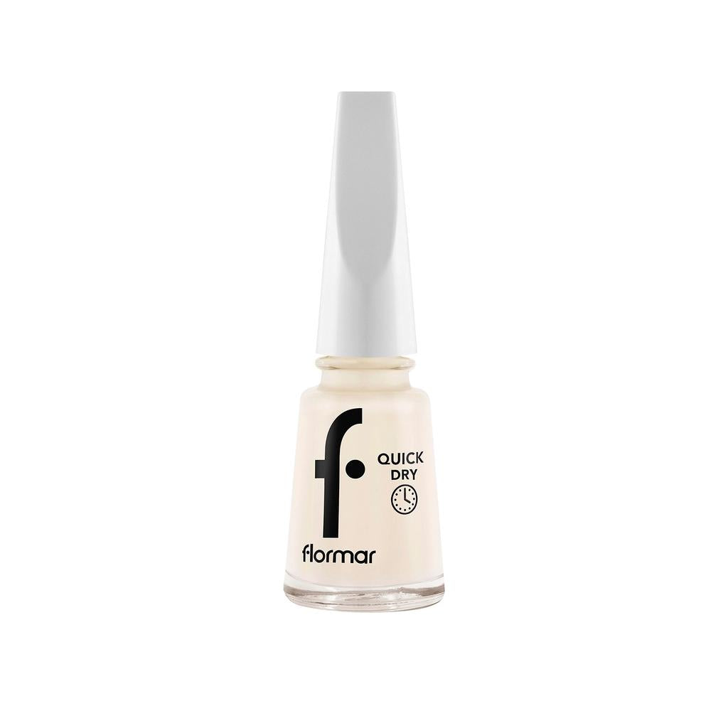 Flormar Quick Dry Nail Polish in 011 Vanilla Ice Cream 11ml by Beauty Care Bag