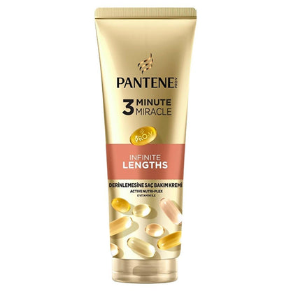 Pantene Miracle Serum Infinite Lengths Hair Cream 220ml - Deep Nourishment for Long Hair by Beauty Care Bag