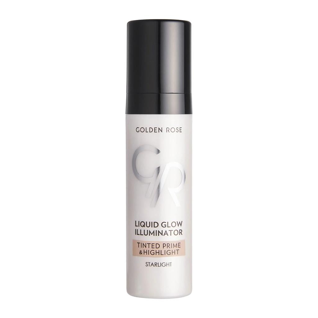Golden Rose Liquid Glow Illuminator Tinted Prime & Highlight 30ml by Beauty Care Bag
