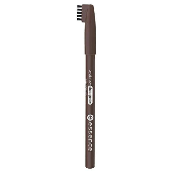 Essence Dark Brown Eyebrow Pencil - Shape, Define & Enhance Your Brows with Built-in Brush | Long-lasting Brow Definer by Beauty Care Bag
