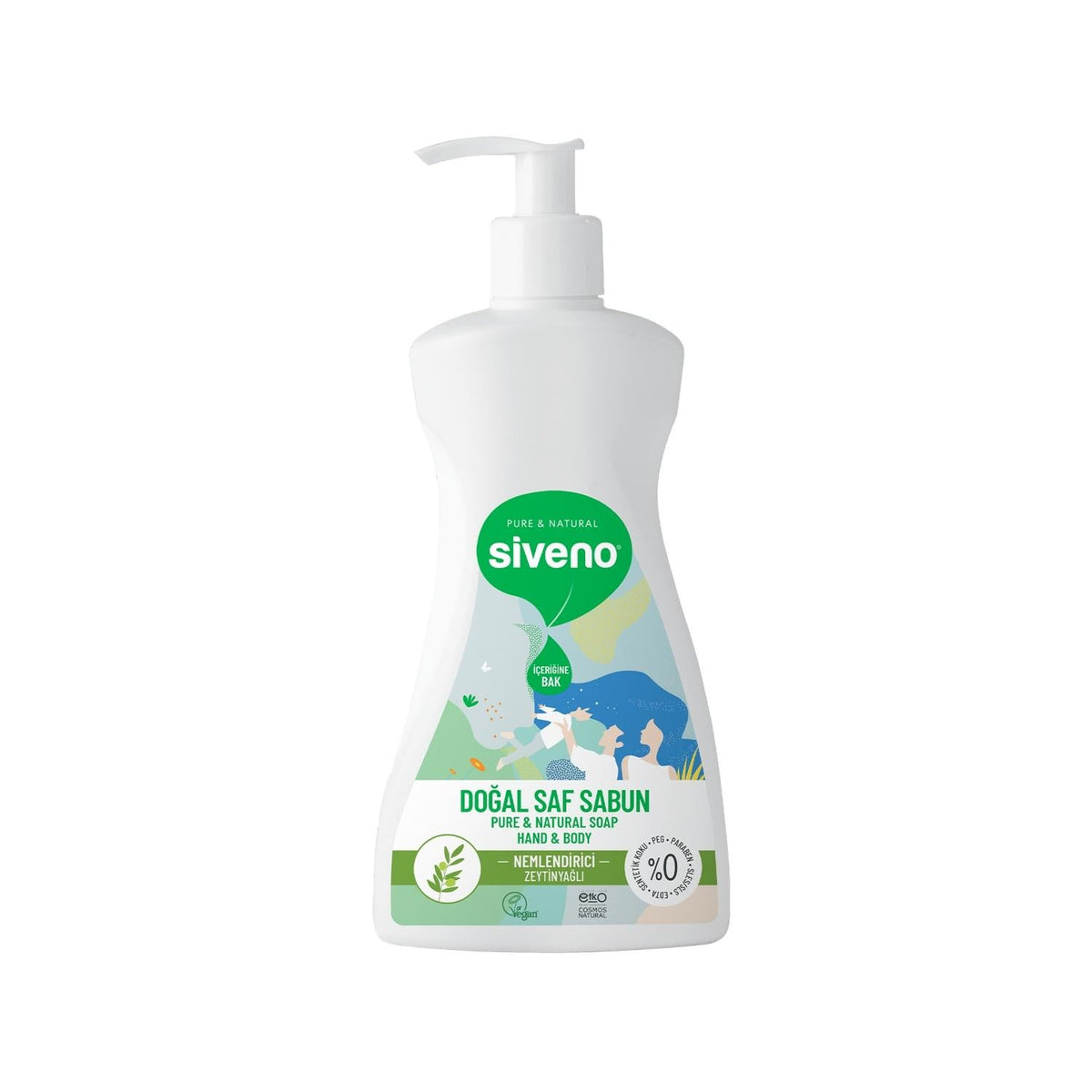 Siveno natural olive oil liquid soap, 300ml