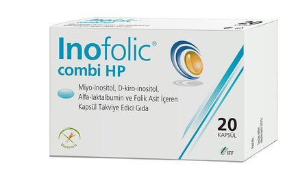 Inofolic Combi HP - 20 Capsules | Dietary Supplement by Beauty Care Bag