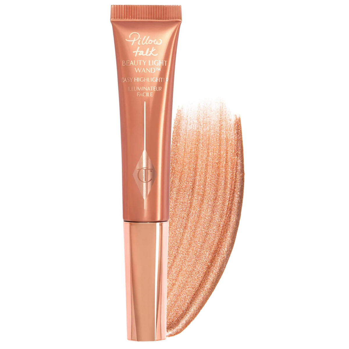 Beauty liquid highlighter and blush wand