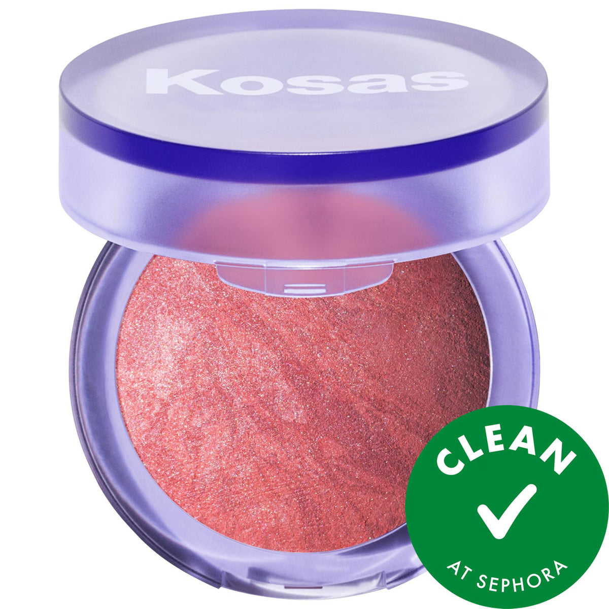 Blush is Life: Talc-Free Vegan Blush with Hyaluronic Acid & Squalane - Radiant, Hydrating Baked Blush for Sensitive Skin - Clean Beauty by Beauty Care Bag