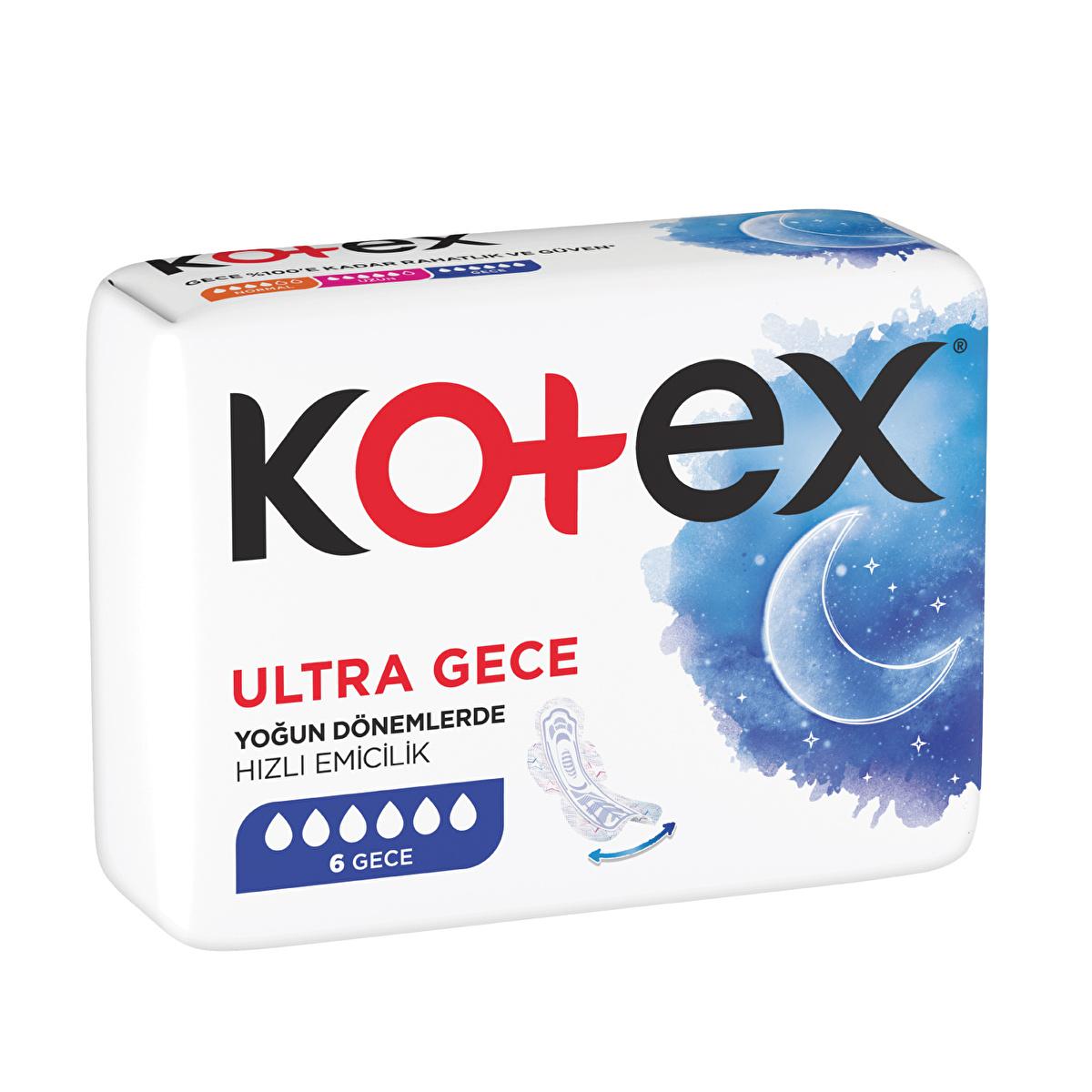 Kotex Ultra Absorbent Sanitary Pads - Comfortable, Winged, Long-Lasting Protection for Women by Beauty Care Bag