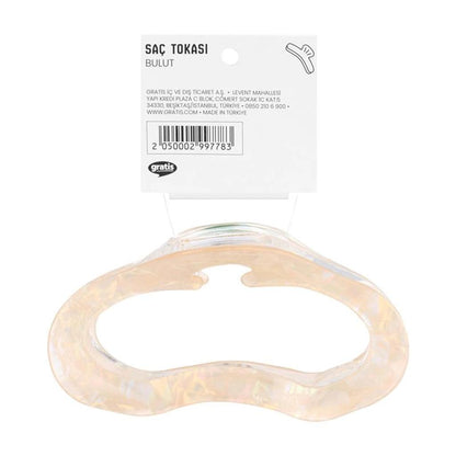 Eklips Premium Cloud White Claw Hair Clip by Beauty Care Bag