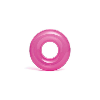 Intex Transparent Jumbo Swim Ring - 76cm Inflatable Pool Float for Kids & Adults - Fun Beach & Water Toy by Beauty Care Bag