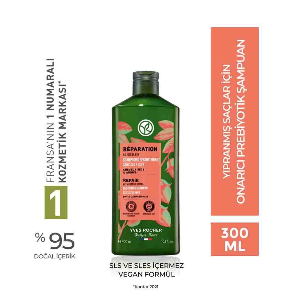 Reparation prebiotic shampoo for damaged hair