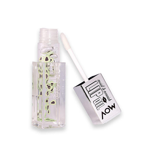 Mov Lip Oil - Avocado Lip Care for Dry Lips, Non-Sticky Moisturizing Lip Oil, Lip Shine with Nourishing Formula by Beauty Care Bag