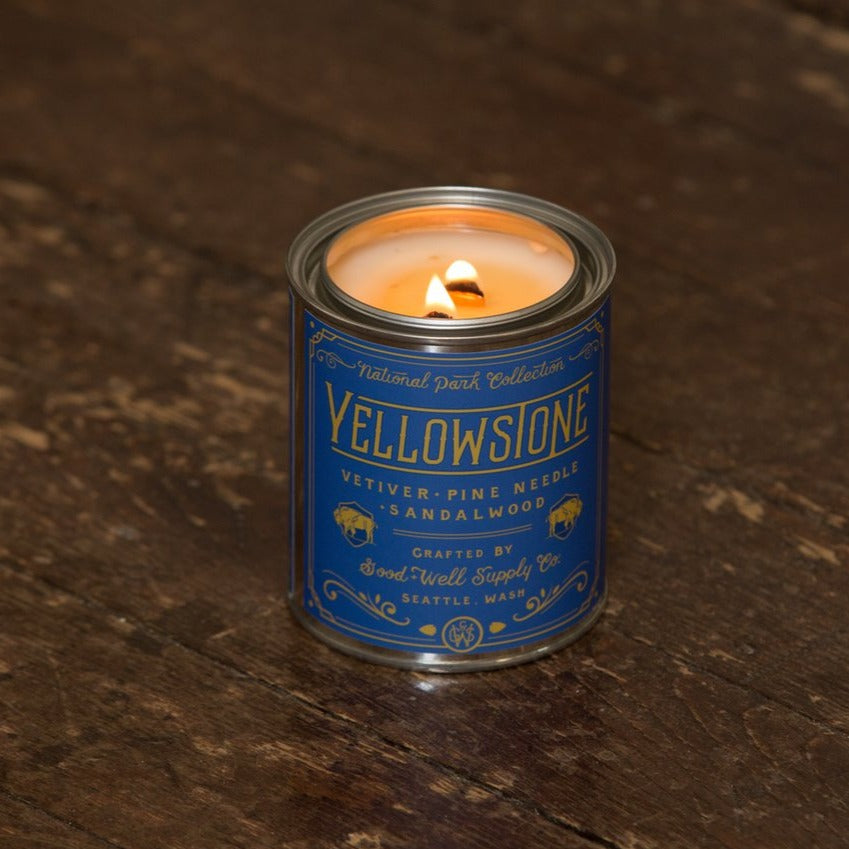 Yellowstone National Park Candle by Good & Well Supply Co.