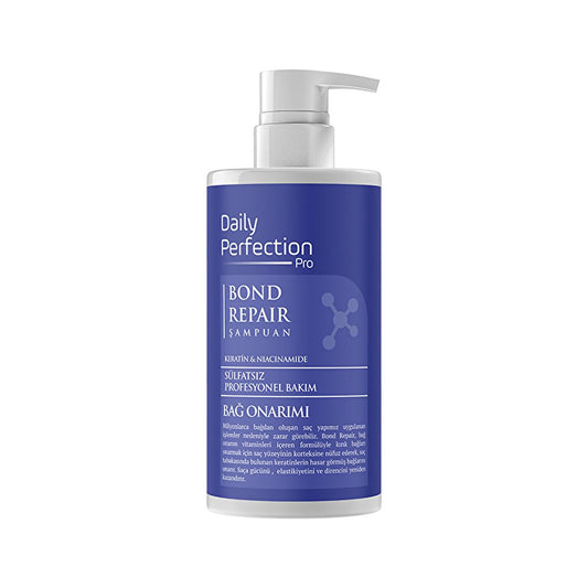 Daily Perfection Pro Bond Repair Shampoo - Nourishing & Repairing for Damaged Hair, 15.22 fl oz by Beauty Care Bag