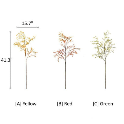 Lifelike Layered Leaf Spray 41" Tall by RusticReach