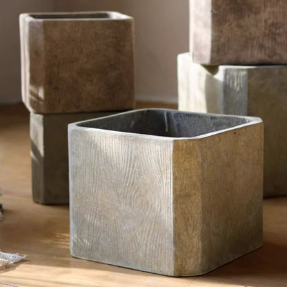 StoneGrain Square Planter by RusticReach