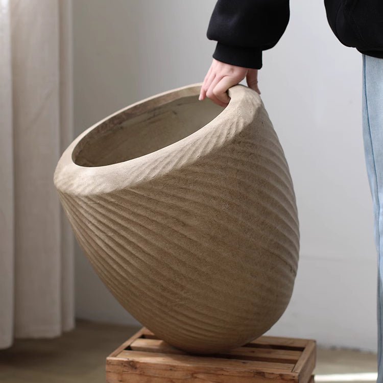 Comtemporary Swirl Planter by RusticReach