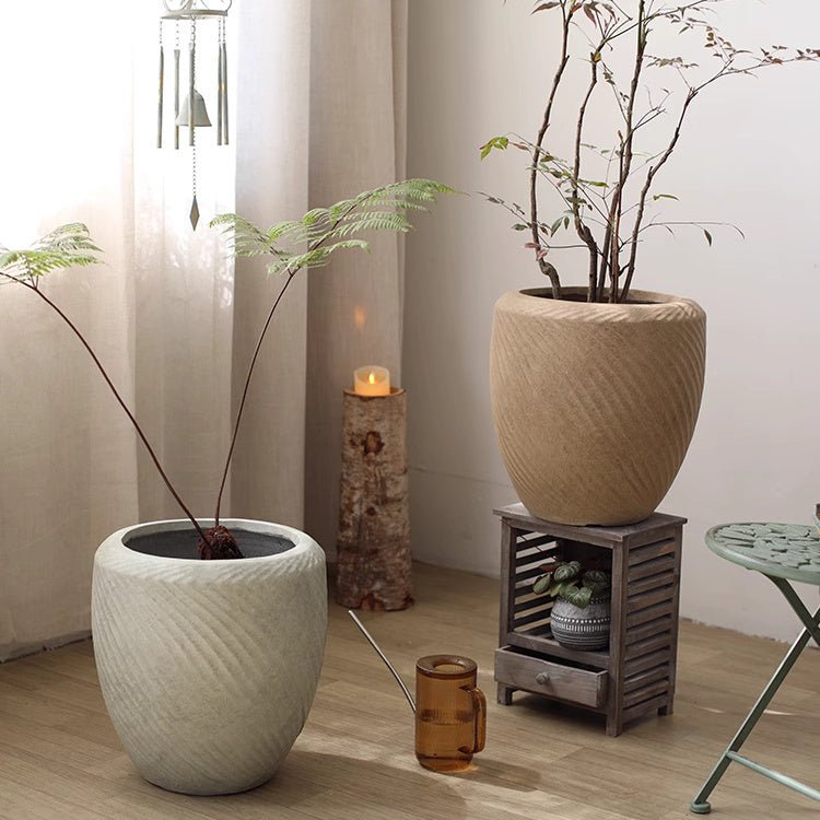 Comtemporary Swirl Planter by RusticReach