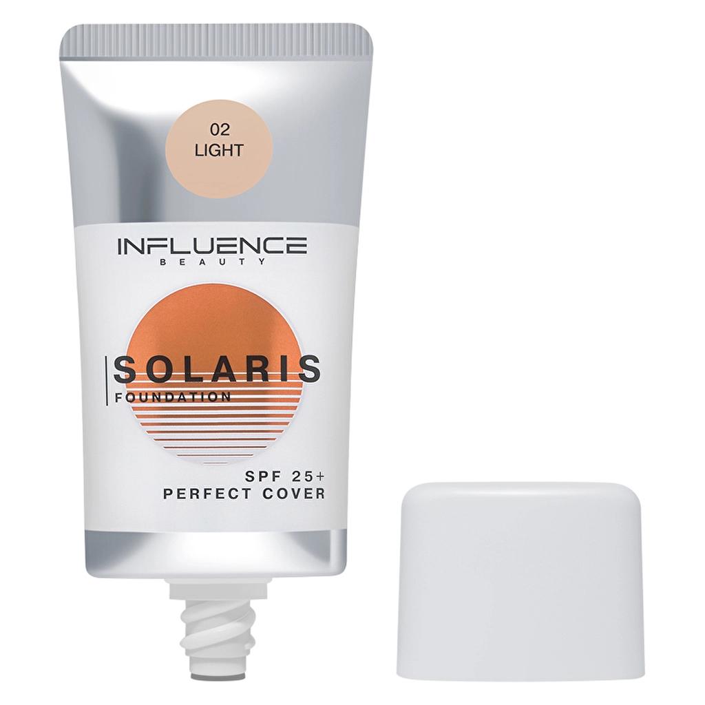Influence Beauty Solaris Foundation SPF 25 02 Light by Beauty Care Bag