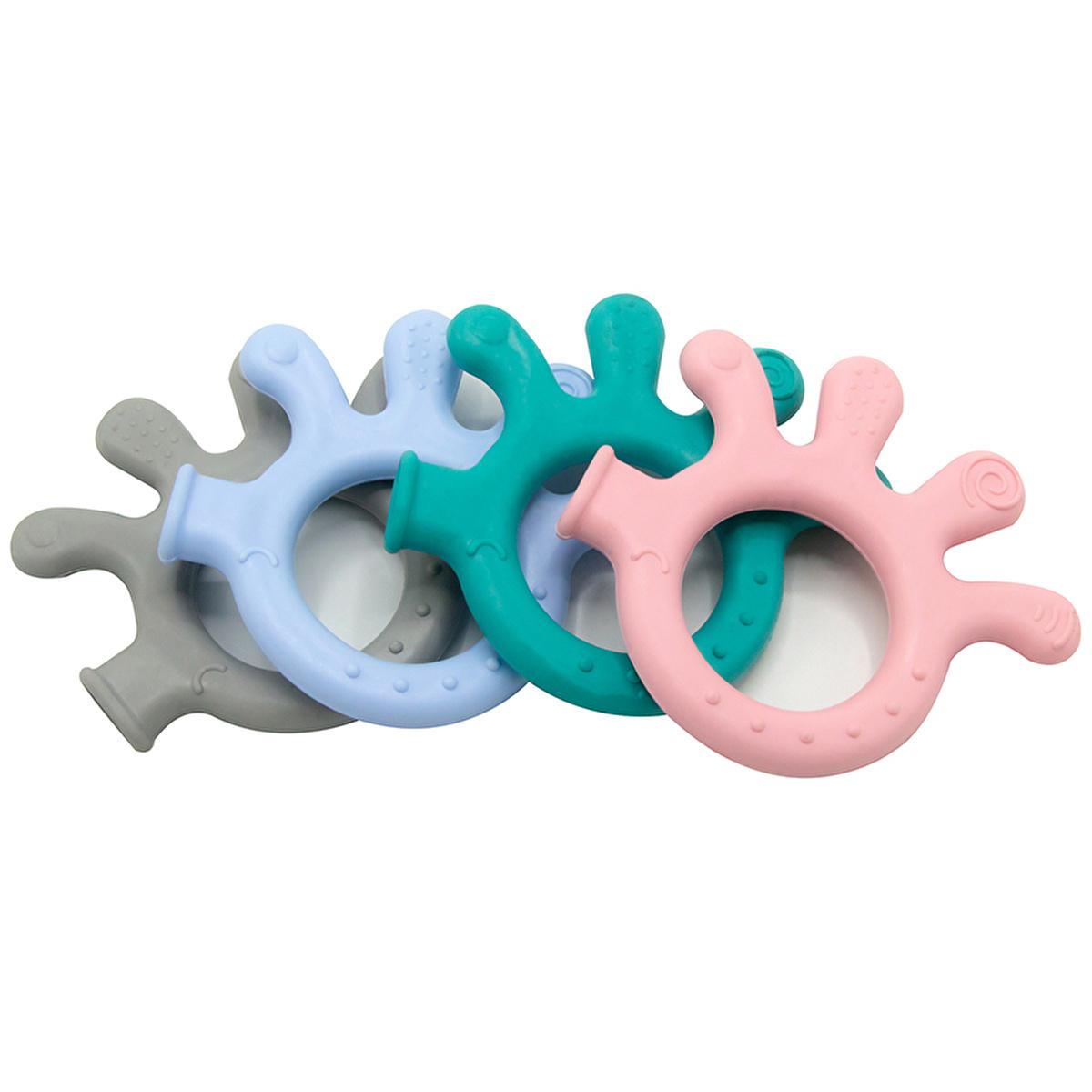 Babyjem Octopus Teether Toy - Soft BPA Free Baby Teething Relief for Sore Gums, Easy to Clean by Beauty Care Bag
