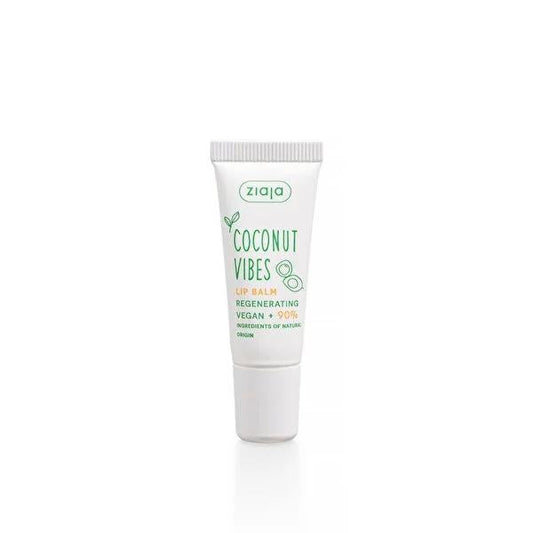 Ziaja Natural Coconut Lip Balm - Vegan, Moisturizing, and Protective Lip Care for Dry, Chapped Lips by Beauty Care Bag