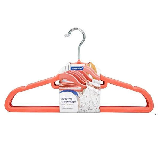 Ideenwelt 8 Piece Orange/Turquoise Clothing Hanger Set - Space Saving Closet Organization Solution by Beauty Care Bag