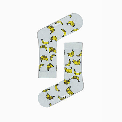 Carnaval Fruit-Themed Socks 5-Pack - Soft, Comfortable, and Stretchy Casual Socks for Everyday Wear by Beauty Care Bag