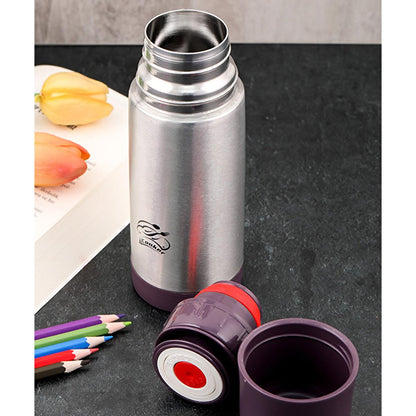Cooker Stainless Steel Thermos 300ml - Keeps Drinks Hot/Cold for 24 Hours, Double-Walled Insulated Flask by Beauty Care Bag