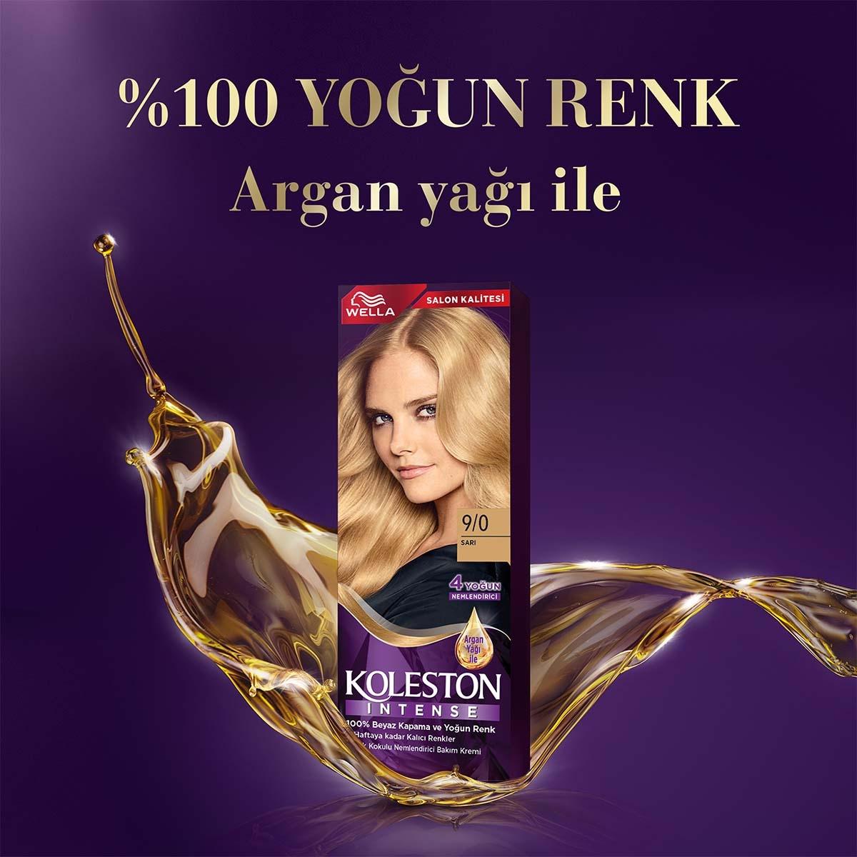 Wella Koleston Intense 9/0 Sarõ: Permanent Hair Dye for 100% Gray Coverage & Lasting Intense Color by Beauty Care Bag