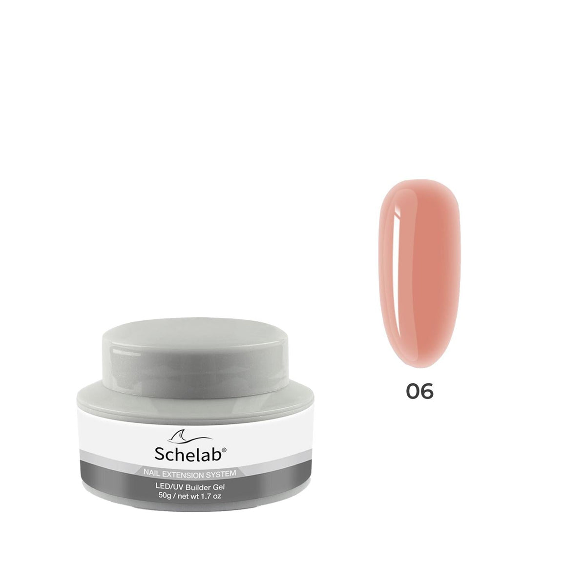 Schelab Nail Builder Gel 006 - Professional Nail Enhancement & Strengthening Solution by Beauty Care Bag