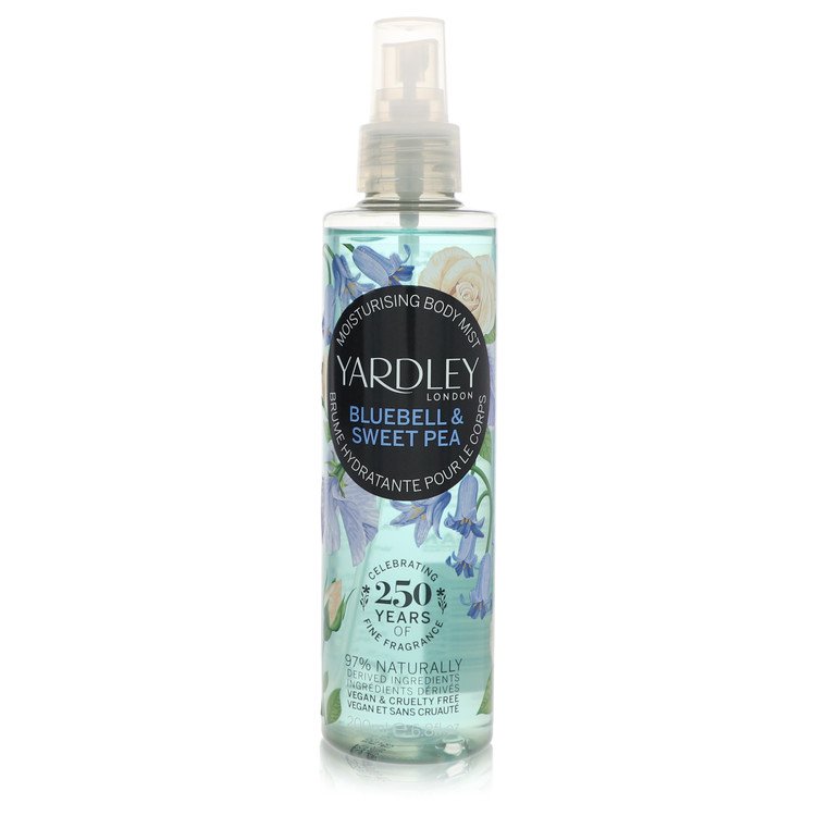 Yardley Bluebell & Sweet Pea by Yardley London Moisturizing Body Mist 6.8 oz for Women by Avera Group