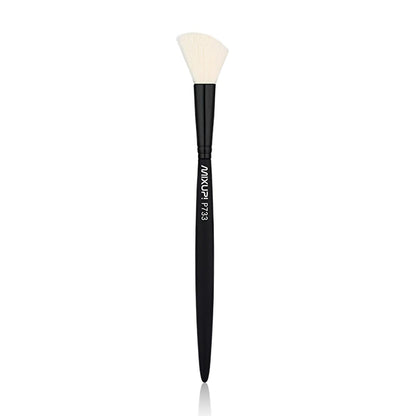 Mixup Professional Angled Blush and Highlighter Brush P733 - Vegan Makeup Tools for Precise Application by Beauty Care Bag