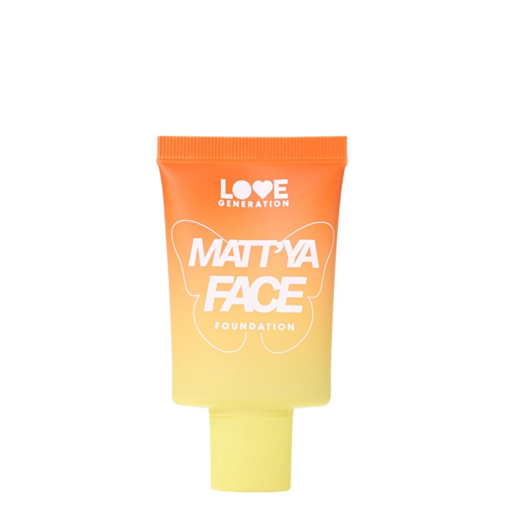 Love Generation Matt'ya Face Foundation 01 Radiant Ivory 30ml by Beauty Care Bag