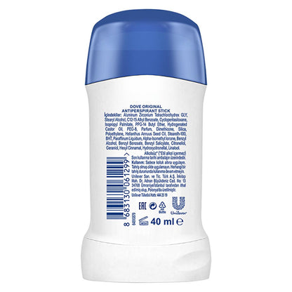 Dove Antiperspirant Deodorant Stick for Women - 48 Hour Protection, Moisturizing & Alcohol-Free - Original Scent by Beauty Care Bag