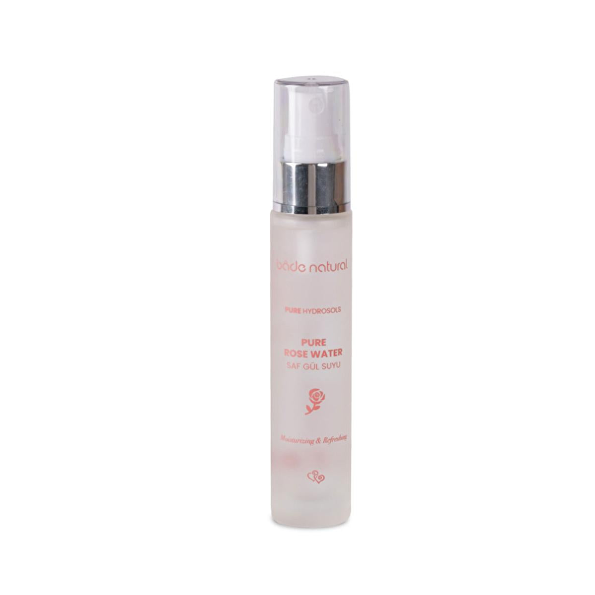 Bade Natural Rose Water Toner: Pore Tightening, Brightening, & Purifying - 100% Natural Facial Toner, Travel Size by Beauty Care Bag