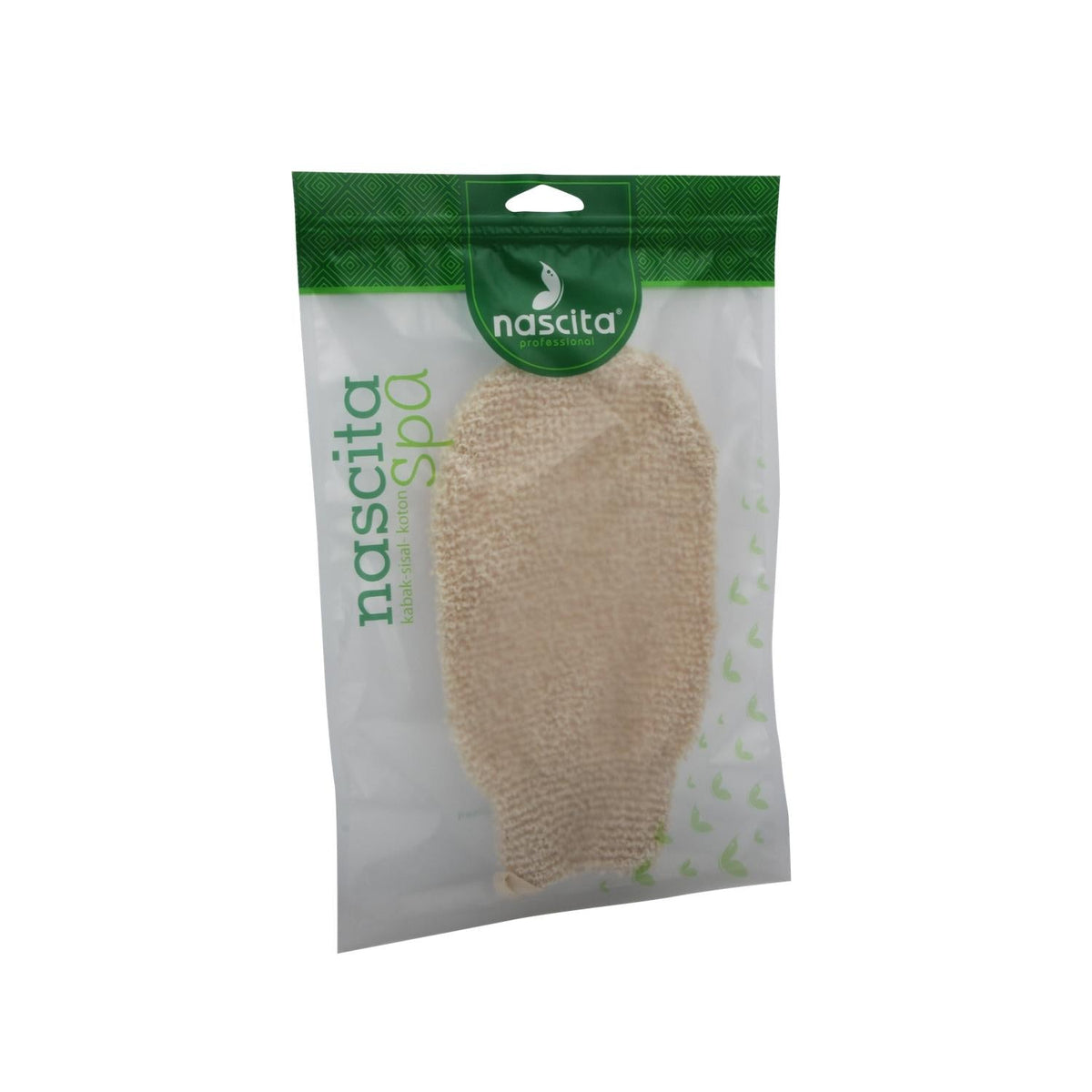 Nascita Cotton Bath and Massage Glove - Beige, Natural and Gentle Exfoliation, Enhances Bathing Experience by Beauty Care Bag