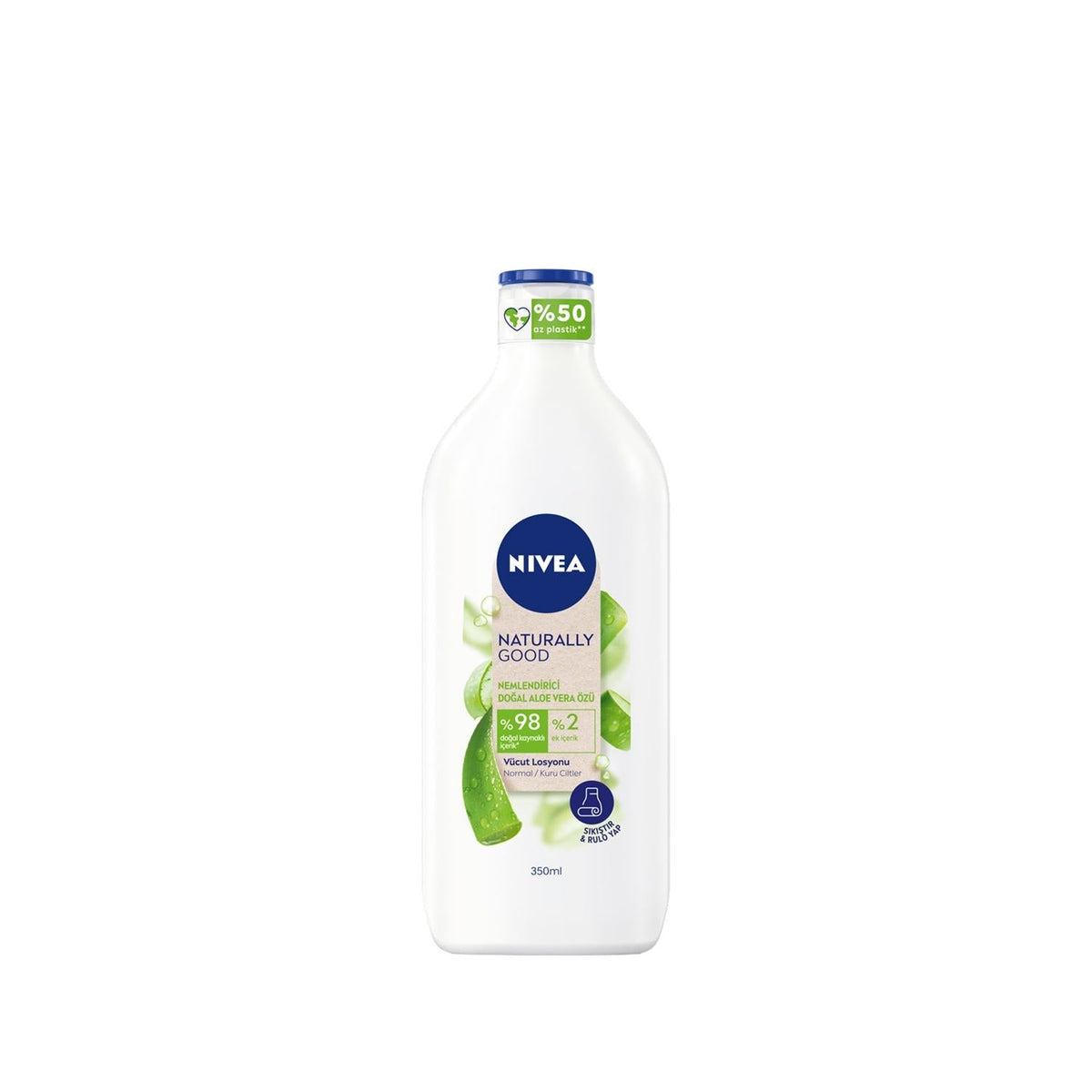 Nivea aloe vera moisturizing body lotion, 11.83 fl oz