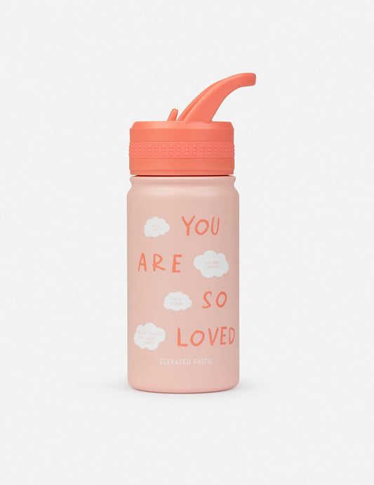 You Are So Loved Kids Water Bottle by Elevated Faith