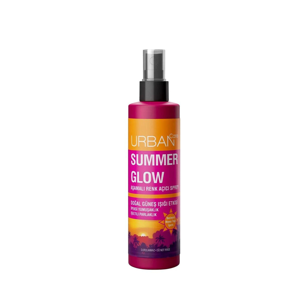 URBAN Care Summer Glow Hair Lightening Spray 150ml - Gradual Hair Lightener for Natural-Looking Results by Beauty Care Bag