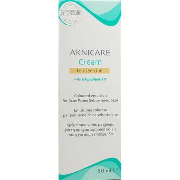 Synchroline Aknicare tinted moisturizing cream with salicylic acid